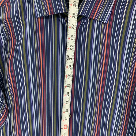 Banana Republic Multicolored Striped Button Down Shirt - Picture 3 of 7